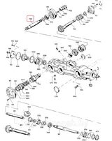 Вал  редуктора  жатки  LCA64781