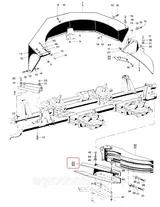 Направляющий кронштейн правый LCA65842