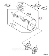Барабан измельчителя (на 56 ножей) AZ101199 (AZ71044; AZ57052)