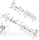 Шкив вариатора R250296