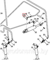 Угольник накл.камеры 38H1003