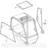 Стекло боковое Z76048