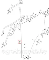 Стекло двери левое R537493