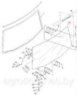 Стекло заднее R131208