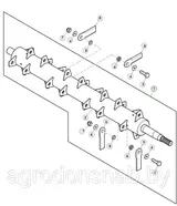 Ротор измельчителя AZ63728