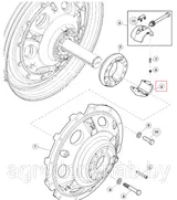 Полумуфта R192510 (R51719, 34M7275)