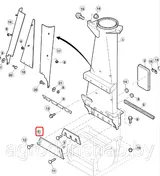 Пластина силосопровода Z81903