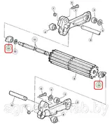 Дефлектор вальца Z12673