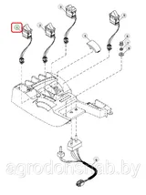 Переключатель клавишный RE175352