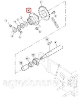 Муфта вала AZ63872