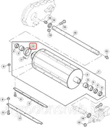 Крышка вальца Z48533