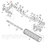 Кронштейн вальца правый Z102573 (Z12323)