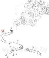 Колено выхлопной трубы Z54550