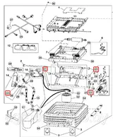 Комплект подшипников роликовый RE166335