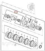 Комплект сальников AZ101278