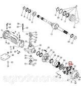 Кольцо стопорное 40M7013