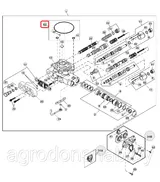 Кольцо резиновое к-т RE237001