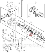 Кольцо резиновое R222761