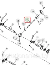 Палец  шнека  AH201250