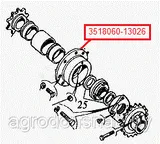 Фланец верхнего вала н/к 3518060-13026